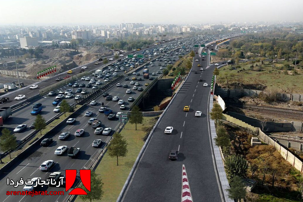 مسیرهای بهینه ترانزیت کالا از محور بزرگراه آزادگان؛ شاه‌رگ اتصال باراندازهای تهران به باربری‌های سراسری